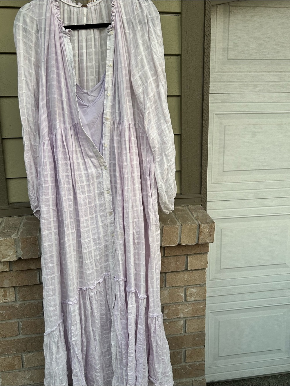 Free people Boho Maxi Dress with Button Front - Picture 8 of 9